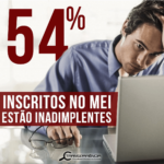 54% dos pequenos empresários inscritos no MEI estão inadimplentes