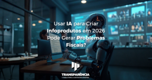 Usar IA para Criar Infoprodutos em 2026 Pode Gerar Problemas Fiscais?